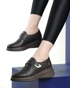 تصویر کفش طبی زنانه داثوش مدل 124 با رویه چرم مصنوعی 