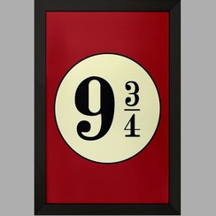 تصویر تابلوی هری پاتر : سکوی نه و سه چهارم 