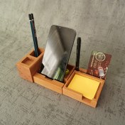 تصویر ست رومیزی مدیریتی چوبی|SN516 