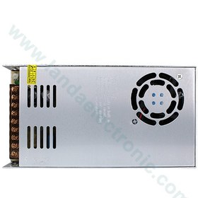 تصویر منبع تغذیه سوئیچینگ فن دار 24 ولت 15 آمپر برند Edisun Edisun brand 24V 15A fan switching power supply