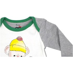 تصویر تی شرت اسپرت آستین بلند آدمک طرح اردک 