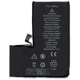 تصویر باتری گوشی اپل مدل iPhone 14 Pro اصل Original Apple iPhone 14 Pro Battery