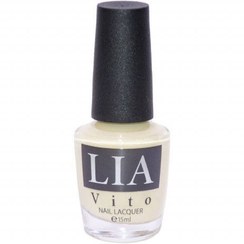 تصویر لاک تنالیته زرد لیا ویتو 68 Lemon & Mint Nail Polish LIA VITO NO. 068