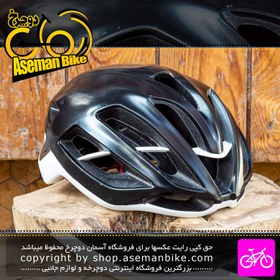 تصویر کلاه دوچرخه سواری فاکس مدل Tillu0111 مشکی سفید سایز 58-53 Fox Bicycle Helmet Tillu0111 