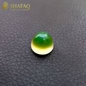 تصویر عقیق کلاه سبز آبدار و لامپی استثنائی | ۱۴mm | مرجع تخصصی 