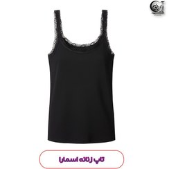 تصویر تاپ زنانه اسمارا مدل گیپور 100 درصد پنبه 