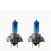 تصویر لامپ آبی طرح زنون مدلh7 