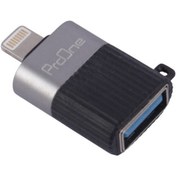 تصویر تبدیل ProOne PCO05 OTG USB To Lightning ProOne PCO05 USB To Lightning OTG Adapter