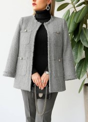 تصویر پالتو کتی ، پارچه ترک 