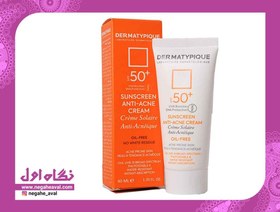 تصویر کرم ضدآفتاب مناسب پوست چرب و جوش‌دار +SPF50 درماتیپیک 