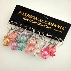 تصویر جا کلیدی شیشه ای طرح کرومی 