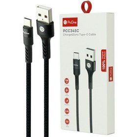 تصویر کابل تبدیل USB به USB-C پرووان مدل PCC345C طول 1 متر 