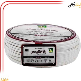 تصویر سیم نایلونی سفید 2 در 1 راد افشان سحر White nylon wire 2 in 1 Rod Afshan Sahar