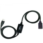 تصویر کابل USB 2.0 افزایش طول فرانت 20 متری (اکتیو) (Faranet USB 2.0 Active Extension Cable 20M (Chipset