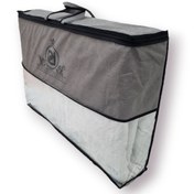 تصویر تشک مهمان یک نفره ژاکارد با الیاف طبی و کاور چمدانی 