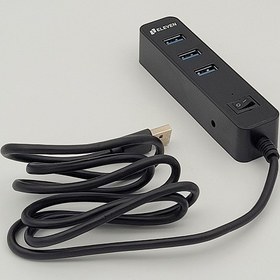 تصویر هاب 4 پورت USB3.0 الون مدل H302 Eleven H302 USB3.0 4Port HUB