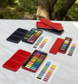 تصویر آبرنگ قرصی - ۲۴رنگ / 