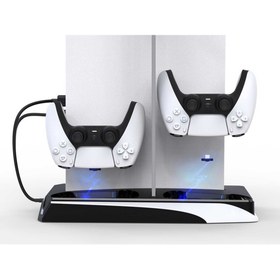 تصویر فن PORODO PS5 Cooling And Charging Hub PDX116 