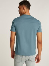 تصویر تی‌شرت یقه گرد با گلدوزی لوگو برند Calvin Klein Logo Embroidered Crew Neck T-Shirt