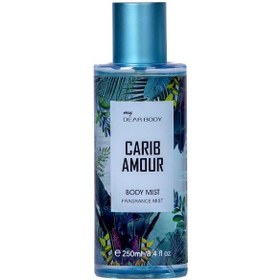 تصویر بادی میست زنانه دیر بادی مدل carib amour حجم 250 میلی لیتر 