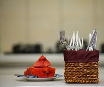 تصویر جاقاشق مربع حصیری 