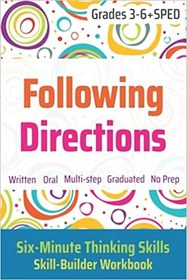 تصویر دانلود کتاب Following Directions (Grades 3-6 + SPED): Six-Minute Thinking Skills - Epub + Converted Pdf 
