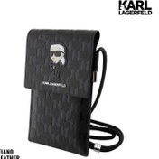 تصویر کیف چرمی رودوشی سی جی موبایل مدل Karl Lagerfeld KLWBSAKHPK 