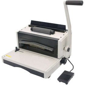 تصویر دستگاه صحافی مارپیچ مدل 8808 AX Spiral binding machine model 8808 AX