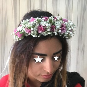 تصویر تل سر با گل ژیپسوفیلیا 