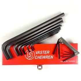 تصویر vaster allen hexagon wrench set vh015 vaster allen hexagon wrench set vh015