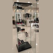 تصویر بوفه دکوراتیو شیشه ای 