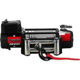 تصویر وینچ T-MAX مدل EW12500، کابلی، 24 ولت 