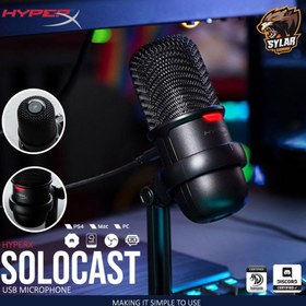 HyperX SoloCast Wired Cardioid USB Condenser Gaming Microphone