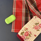 تصویر لنگ حمام نخی یزدی ابعاد 80 در 160 