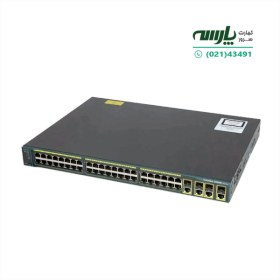 تصویر سوئیچ سیسکو مدل WS-C2960G-48TC-L استوک Cisco WS-C2960G-48TC-L 48Port Switch Stock