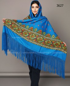 تصویر روسری ترکمنی پشمی اصیل 