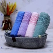 تصویر حوله دستی ۴۰ در ۸۰ زنجیره ای بهبافت 