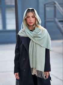 تصویر شال موهر دورو جناقی طرح 2 - کاربنی 