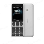 تصویر گوشی نوکیا 125 | حافظه 4 مگابایت - سفید / باکد فعالسازی همتا Nokia 125 4 MB