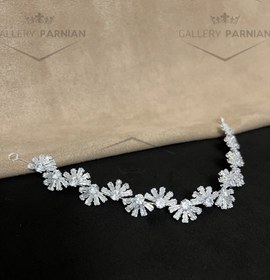 تصویر ریسه موی عروس کد R16 Bridal headband code R16