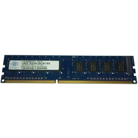 تصویر رم دسکتاپ DDR3 تک کاناله 1600 مگاهرتز نانیا مدل 12800 ظرفیت 4 گیگ (استوک) 