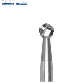 تصویر فرز کارباید آنگل روند Round C1 - RAL C1 / 02 Smedent Carbide Bur - Round C1