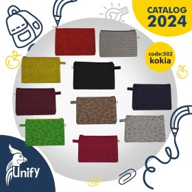 تصویر پوشه زیپی A4 کلین کد 502 