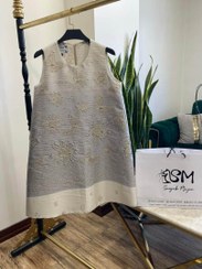 تصویر پیراهن مجلسی گل و پروانه کد 905 