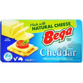 تصویر پنیر چدار پروسس ۲۵۰ گرم بیغا – beqa 