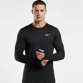 تصویر آستین بلند ورزشی مردانه – فینگردار (انگشتی) چهار فصل 