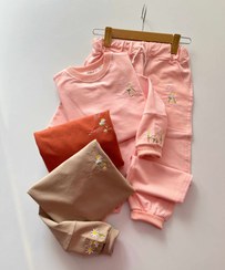 تصویر دورس و شلوار/دخترانه/گلدوزی - سایز۵ 