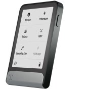 تصویر کیف پول سخت افزاری لجر فلکس با توکن ۷۰ دلاری بیت کوین 