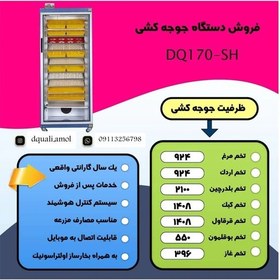 تصویر دستگاه جوجه کشی 924 عددی تمام اتوماتیک دارای گارانتی، ارسال با باربری به سراسر کشور (پس کرایه) 