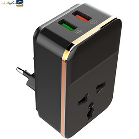 تصویر شارژر دیواری الدینیو مدل SC1205 - توان 30 وات Wall Charger LDNIO SC1205